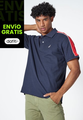 Polo Azul-Rojo-Blanco Nautica Nautica