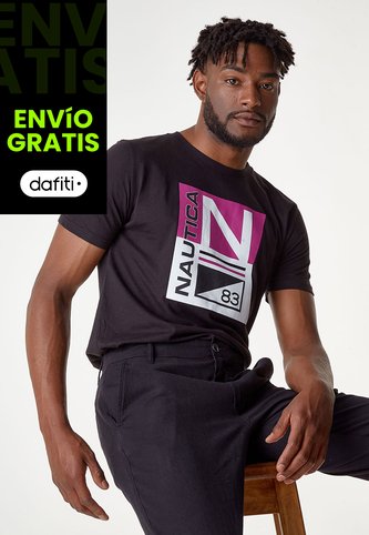Camiseta NAUTICA Negro Nautica