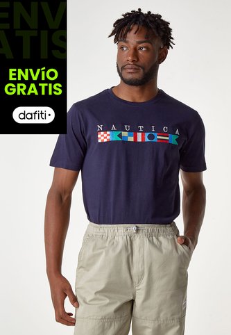 Camiseta NAUTICA Azul Nautica