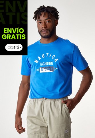 Camiseta NAUTICA Azul Nautica