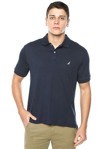 Polo Azul Nautica