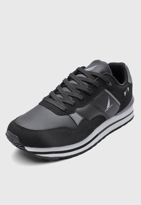 Tenis Lifestyle Nautica Helm Negro