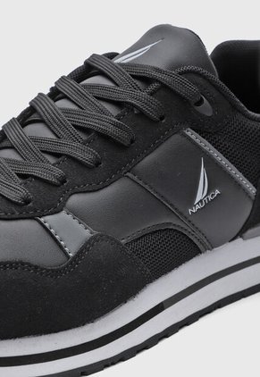 Tenis Lifestyle Nautica Helm Negro