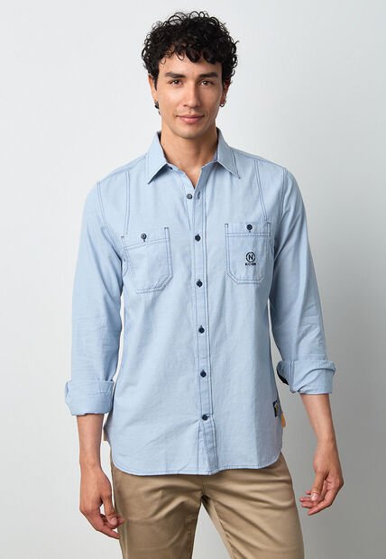 Camisa NAUTICA Azul
