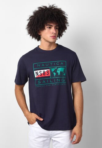 Camiseta NAUTICA Azul Nautica