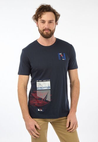Camiseta NAUTICA Azul Nautica