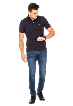Polo Azul Oscuro Nautica