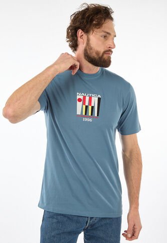 Camiseta NAUTICA Azul Raf Nautica