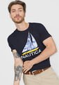 Camiseta Azul-Blanco-Amarillo Nautica de Nautica