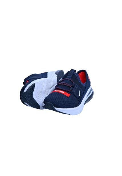 Tenis Nautica Kids Neave Sport Tetra/Navy/Red Top