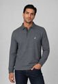 Polo Manga Larga NAUTICA Gris de Nautica
