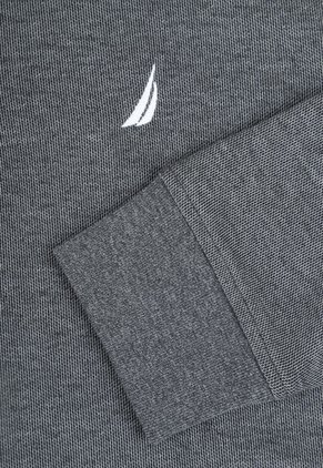 Polo Manga Larga NAUTICA Gris