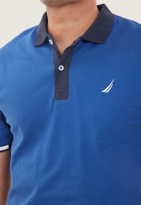 Polo Azul-Blanco Nautica