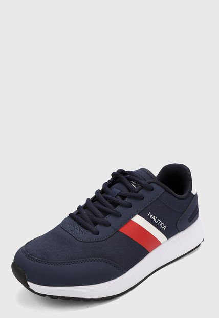 Tenis Lifestyle Azul-Rojo Nautica Aport-2