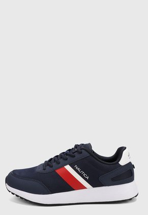 Tenis Lifestyle Azul-Rojo Nautica Aport-2
