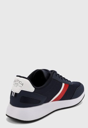 Tenis Lifestyle Azul-Rojo Nautica Aport-2