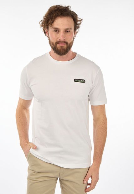 Camiseta Blanco-Negro-Verde NAUTICA