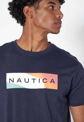 Camiseta Azul-Multicolor Nautica