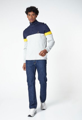 Buzo Azul-Gris-Amarillo Nautica