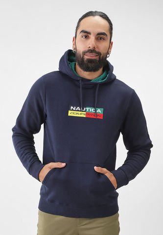 Hoodie Azul Navy-Verde-Amarillo-Rojo NAUTICA Nautica