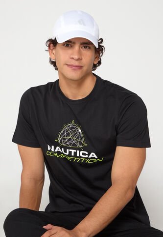 Camiseta Negro-Amarillo Neón Nautica Nautica