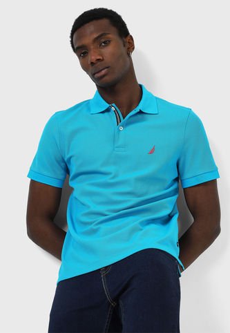 Nautica Camiseta Polo Azul Turquesa Nautica Knasta Colombia