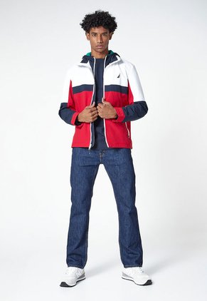Chaqueta Blanco-Azul-Rojo Nautica