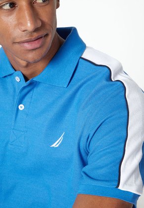 Polo Azul-Blanco Nautica