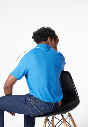 Polo Azul-Blanco Nautica