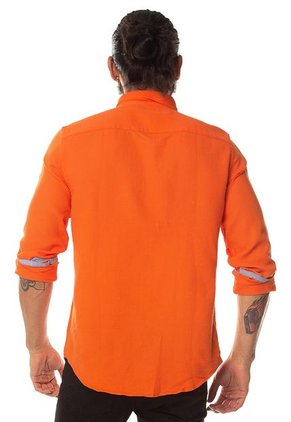 Camisa Naranja Nautica