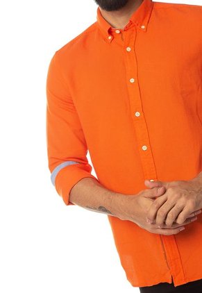 Camisa Naranja Nautica