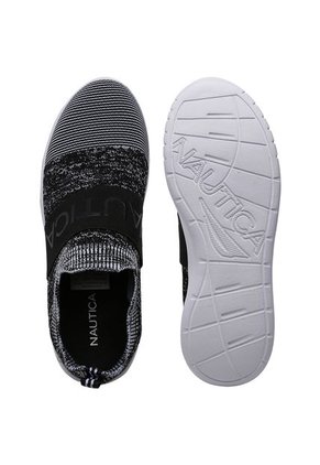 Tenis Negro-Blanco Nautica West deck els