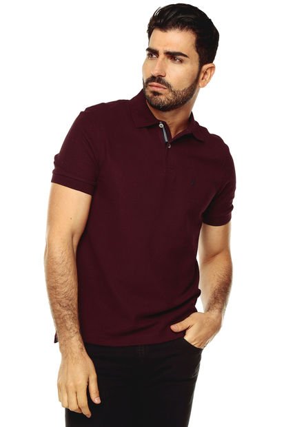Camiseta Polo Vinotinto Nautica