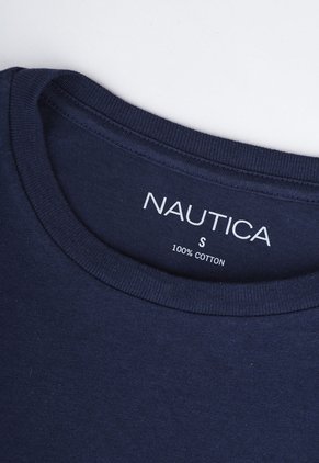 Camiseta Manga Larga Nautica Azul