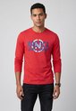 Camiseta Manga Larga Nautica Rojo de Nautica