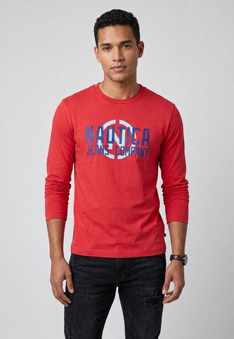 Camiseta Manga Larga Nautica Rojo Nautica