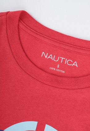 Camiseta Manga Larga Nautica Rojo
