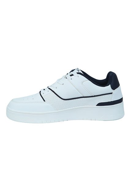 Tenis Nautica Hombre  Davon  /White/Navy