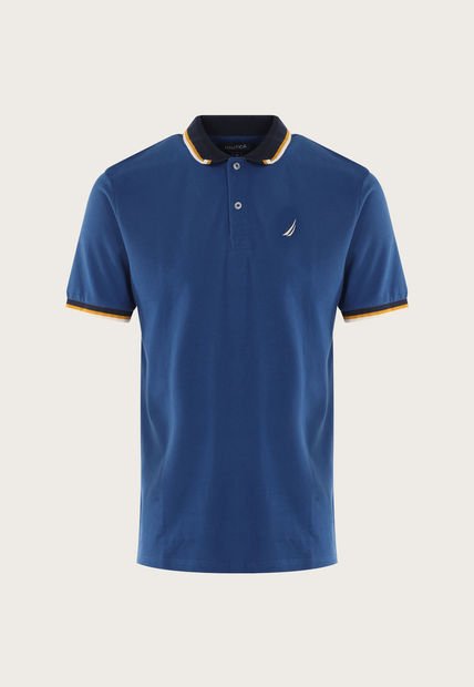 Polo Azul-Mostaza-Beige Nautica