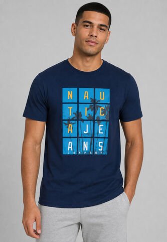 Camiseta NAUTICA Azul Nautica