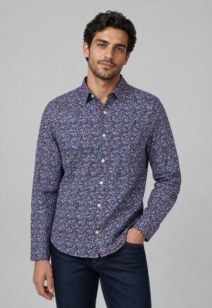 Camisa NAUTICA Azul