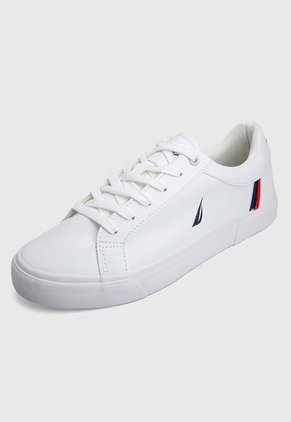 Tenis Blanco-Azu-Rojo Nautica Baxter