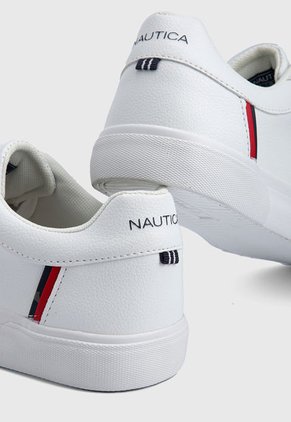 Tenis Blanco-Azu-Rojo Nautica Baxter