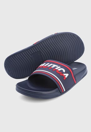 Playera Azul-Blanco-Rojo Nautica