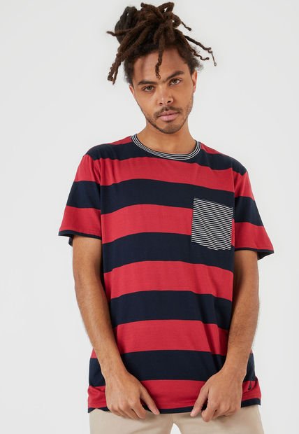 Camiseta Rojo-Azul Nautica