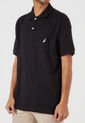 Polo Negro-Blanco Nautica de Nautica