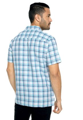 Camisa Azul-Blanco Nautica