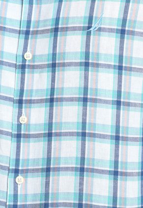 Camisa Azul-Blanco Nautica