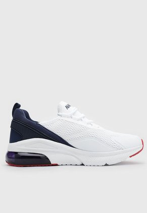 Tenis Lifestyle Blanco-Azul Navy-Rojo Nautica Latigo