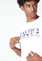Camiseta Blanco-Azul-Rojo Nautica de Nautica